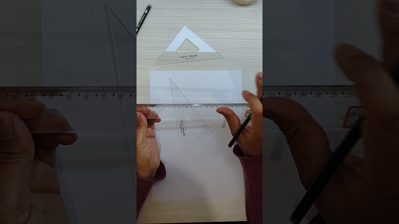 Desenho de margem e legenda em formato A4 padrão SENAI