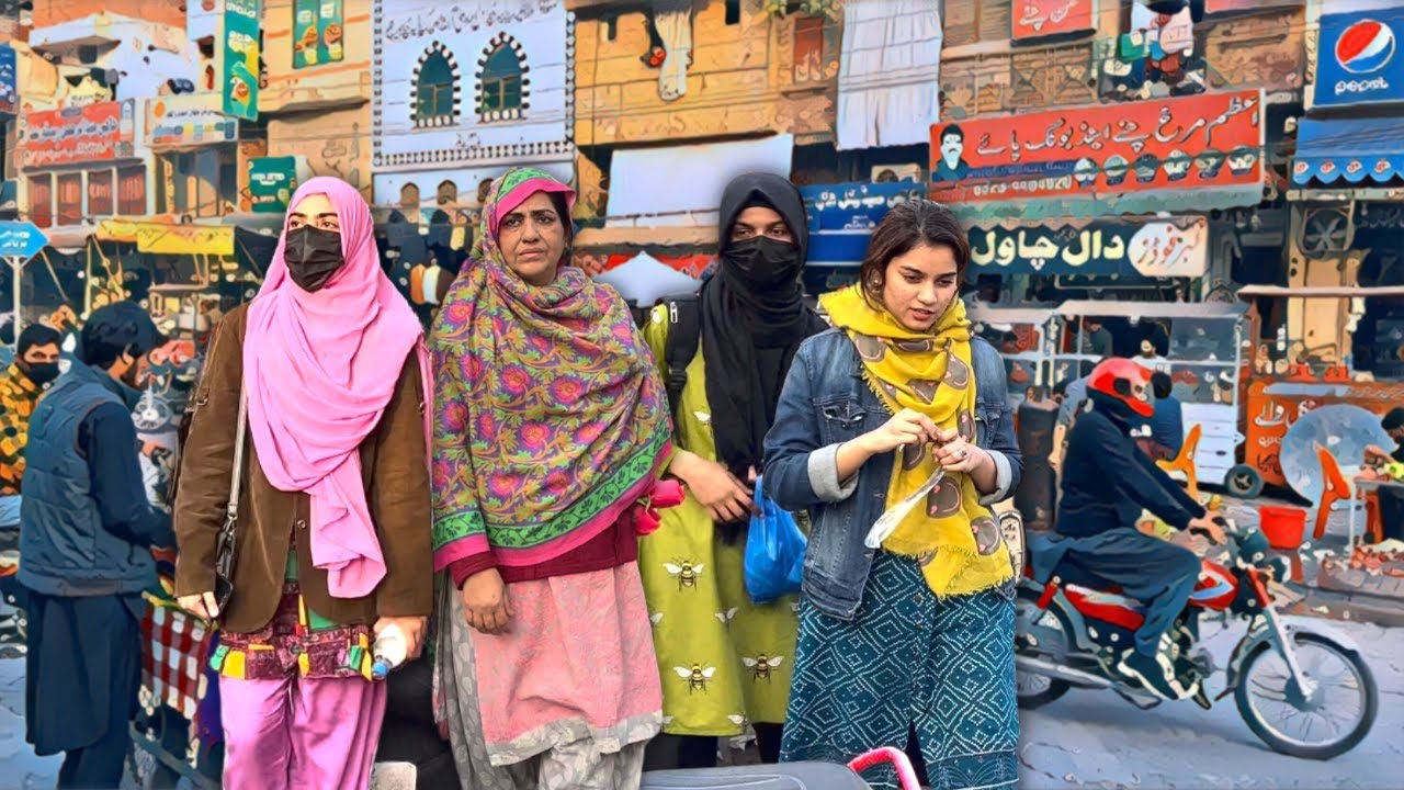 🇵🇰 Базар Анаркали в Лахоре, Пакистан – пешеходная экскурсия в разрешении 4K и субтитры