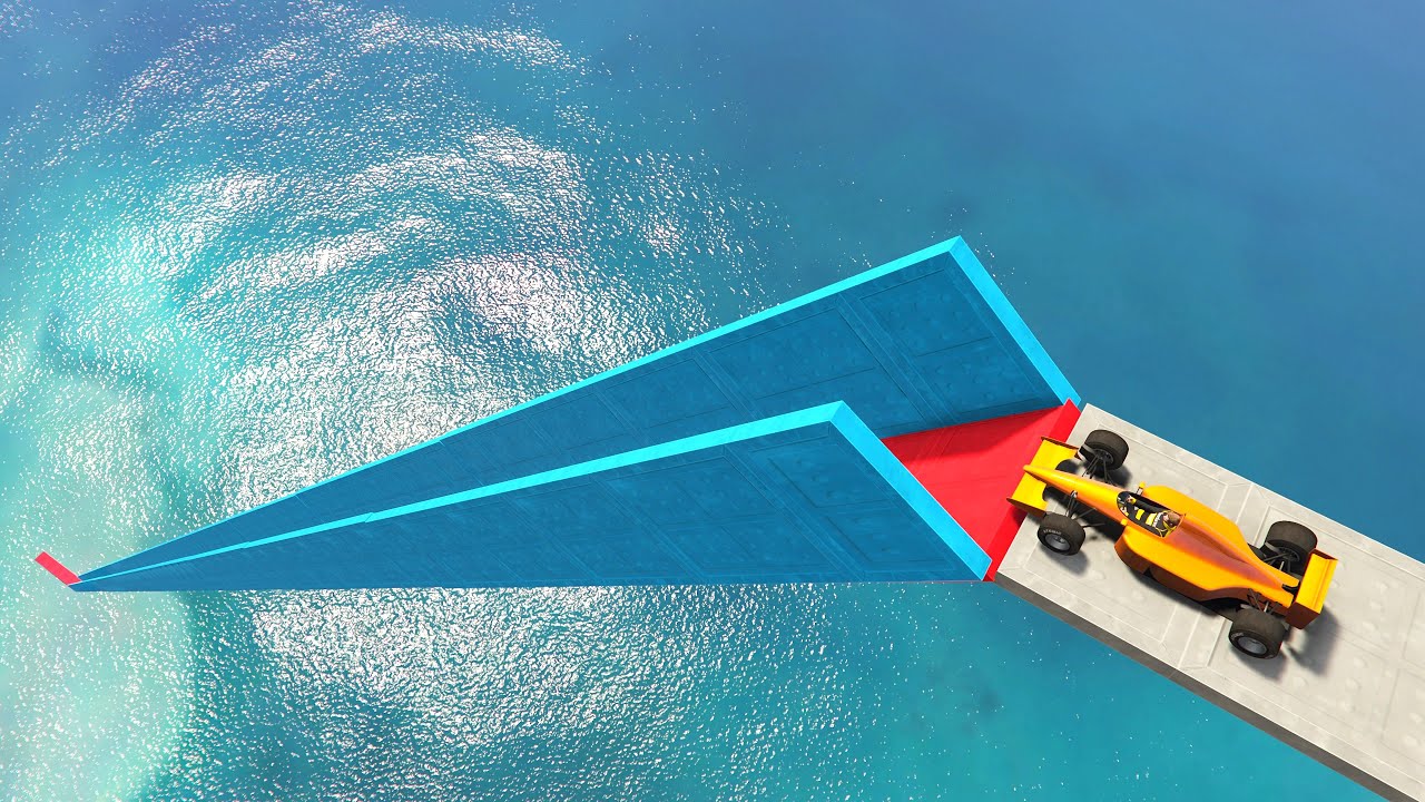 F1 Super Slide Over the Sea - GTA 5 Online