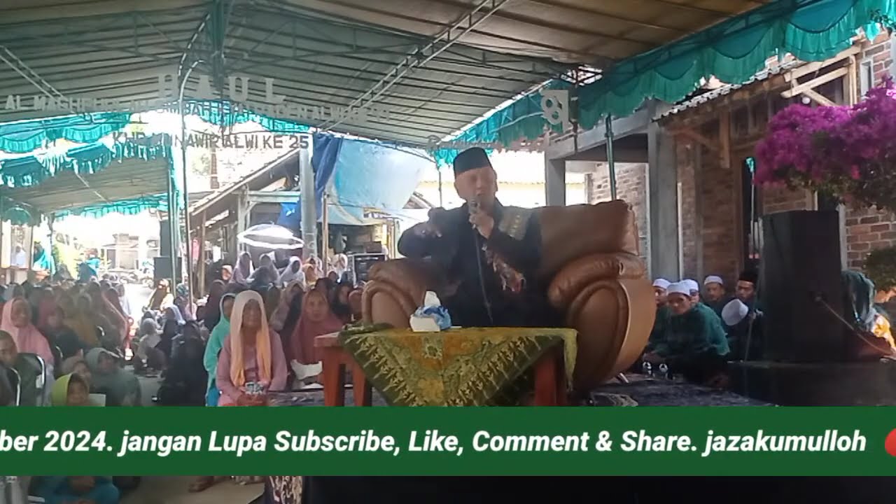 Pengajian KH Chalwani • Haul Kyai Raden Alwi Randucanan ke 44 & Kyai Raden Nawir ke 25 tgl