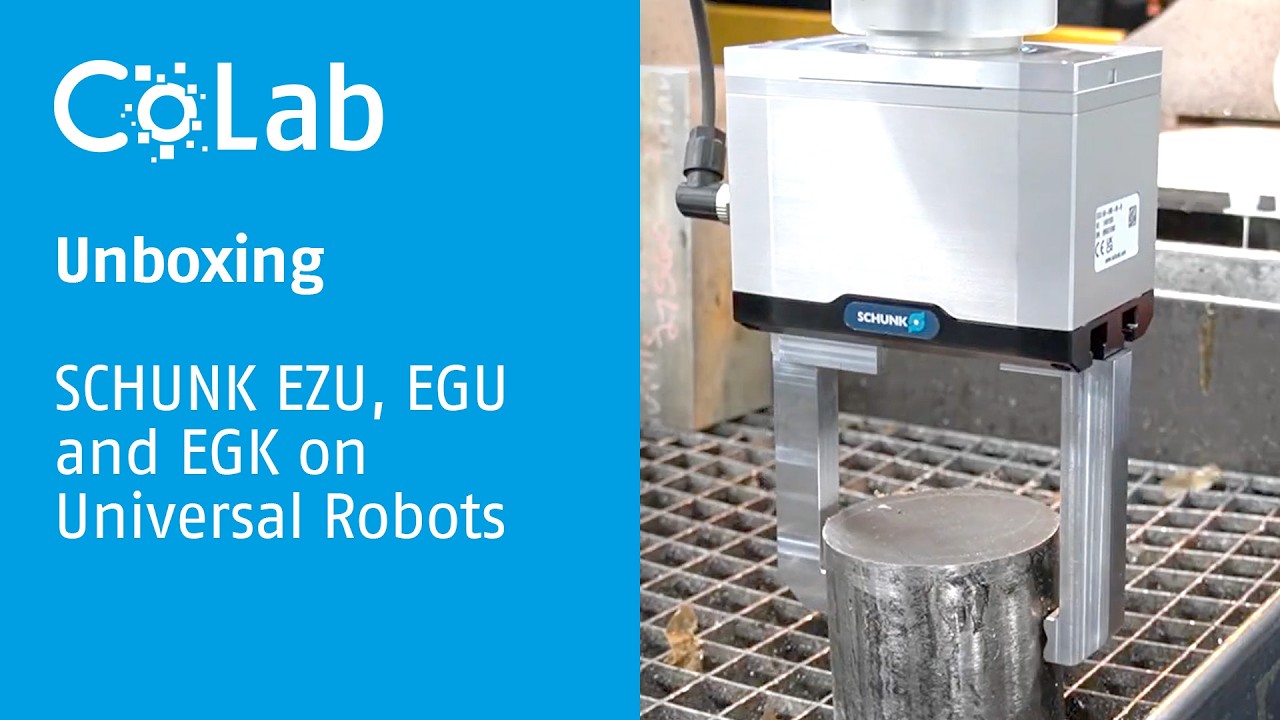 Inbetriebnahmevideo: SCHUNK  EZU, EGU und EGK an Universal Robots