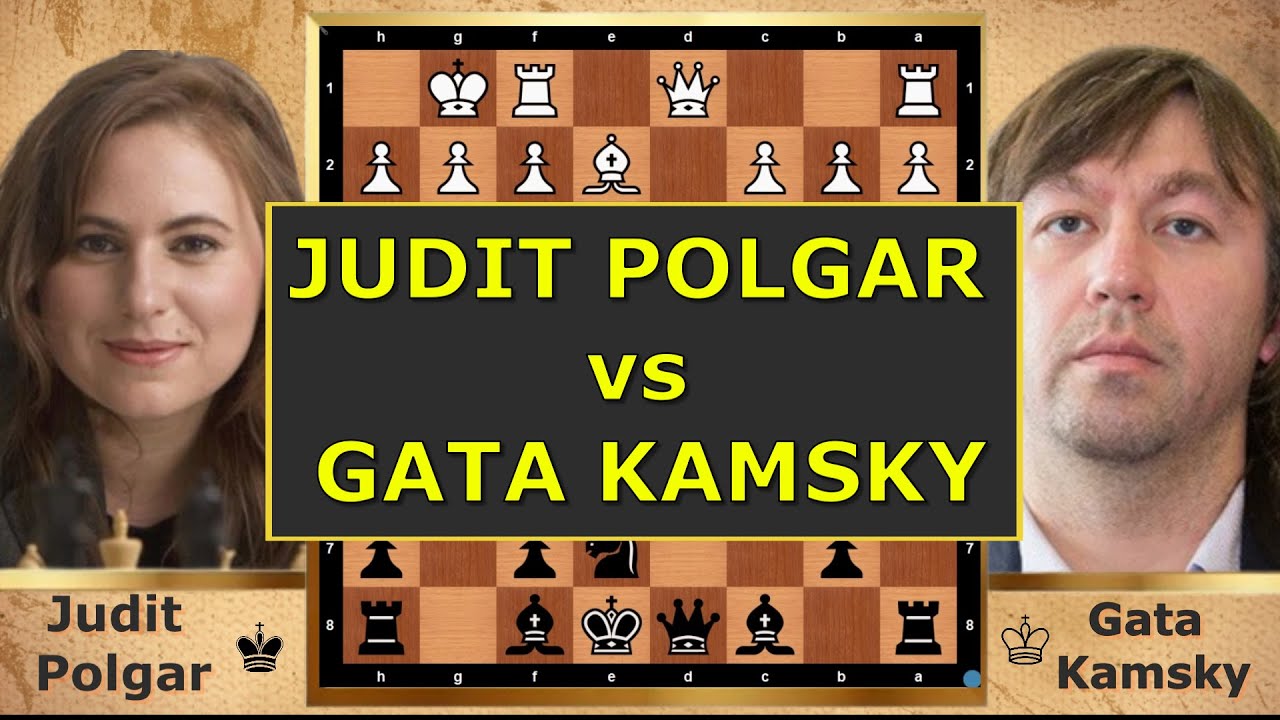 JUDIT POLGAR vs GATA KAMSKY – Polgar Strikes in Monte Carlo! ♟🔥 #juditpolgar #gatakamsky #chess