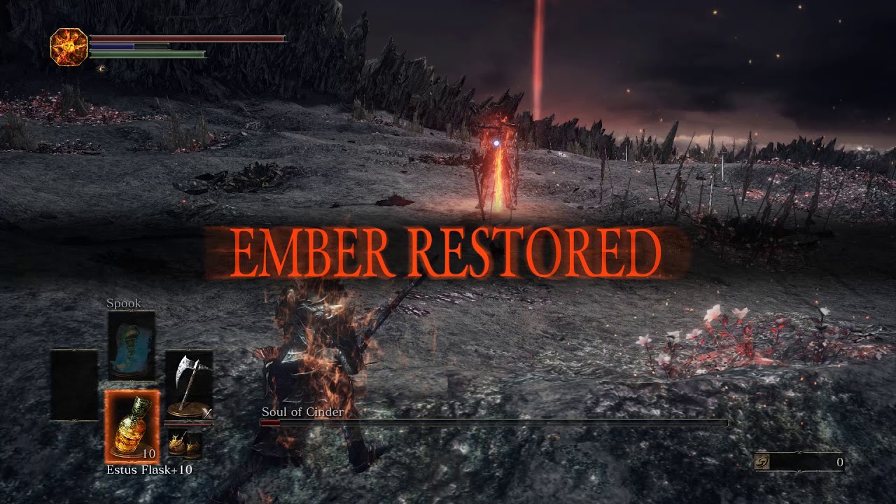 SL1 No Rolling Soul of Cinder, bad reaction speed edition