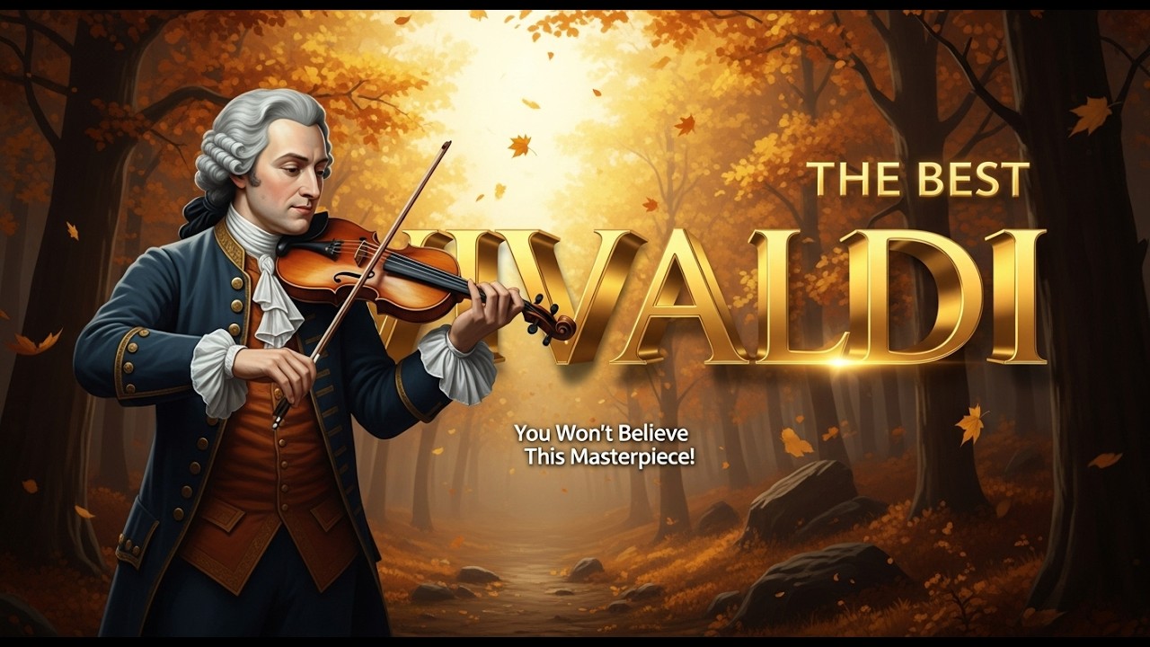 Vivaldi Masterpieces 🎻 Most Beautiful Classical Music Ever | Relax, Study, Focus