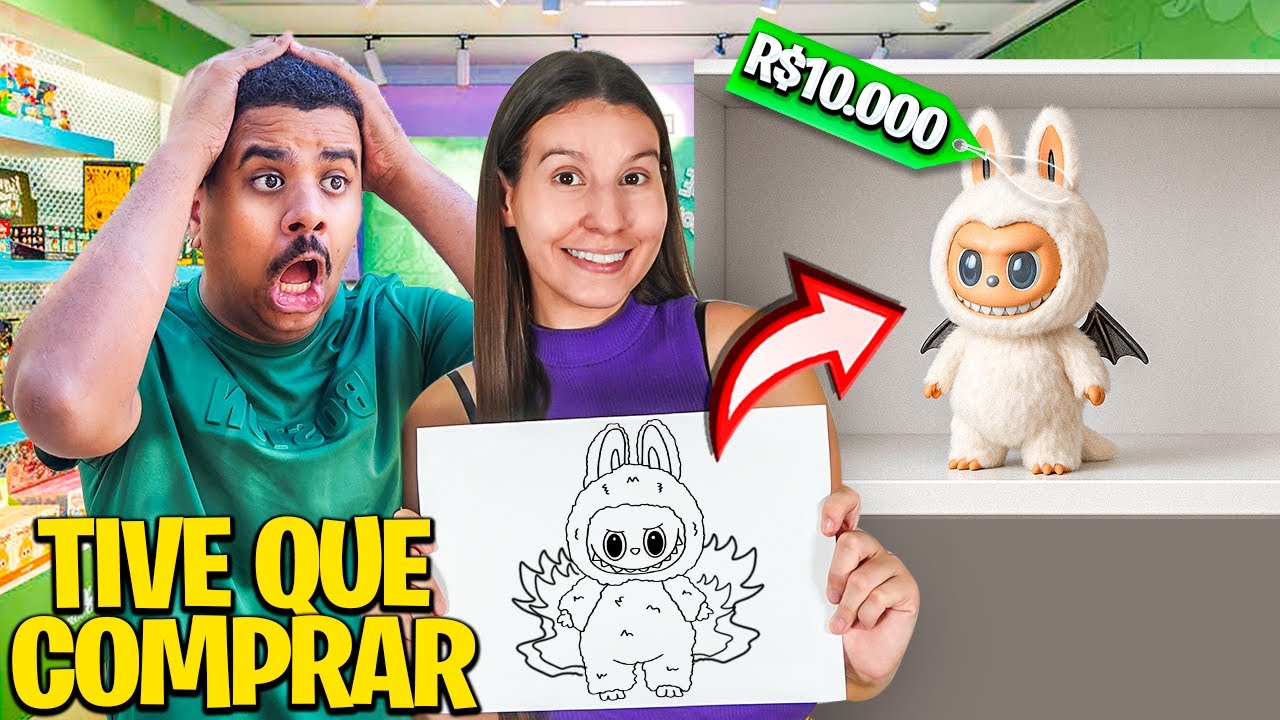 TODO PRESENTE DE ANIVERSÁRIO QUE ELA DESENHAR, EU VOU COMPRAR!