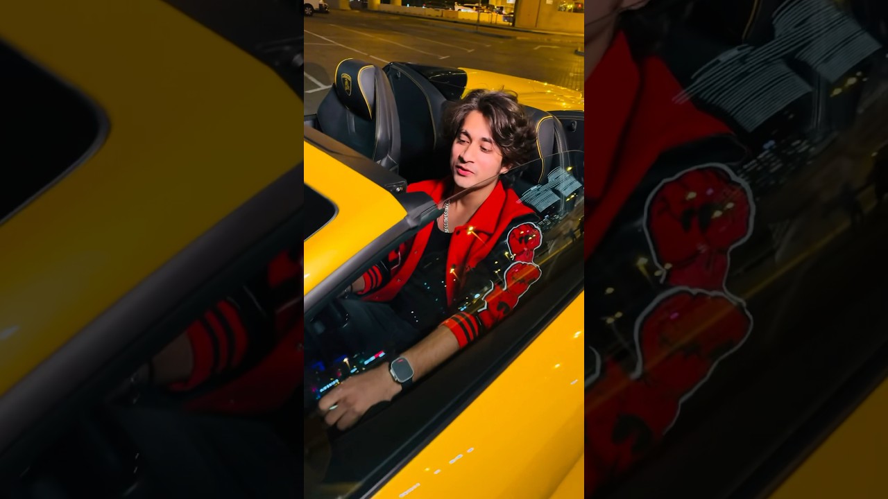 Tarun Namdev music video shoot in Dubai with Lamborghini 🚘 #tarunnamdev #shorts #mdskingtarunn