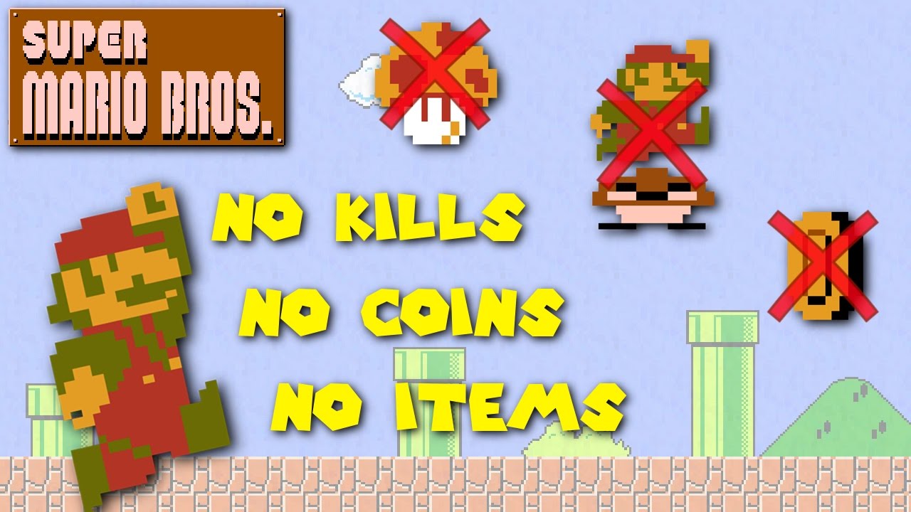 Can You Beat Super Mario Bros. With No Kills, No Coins and No Items?