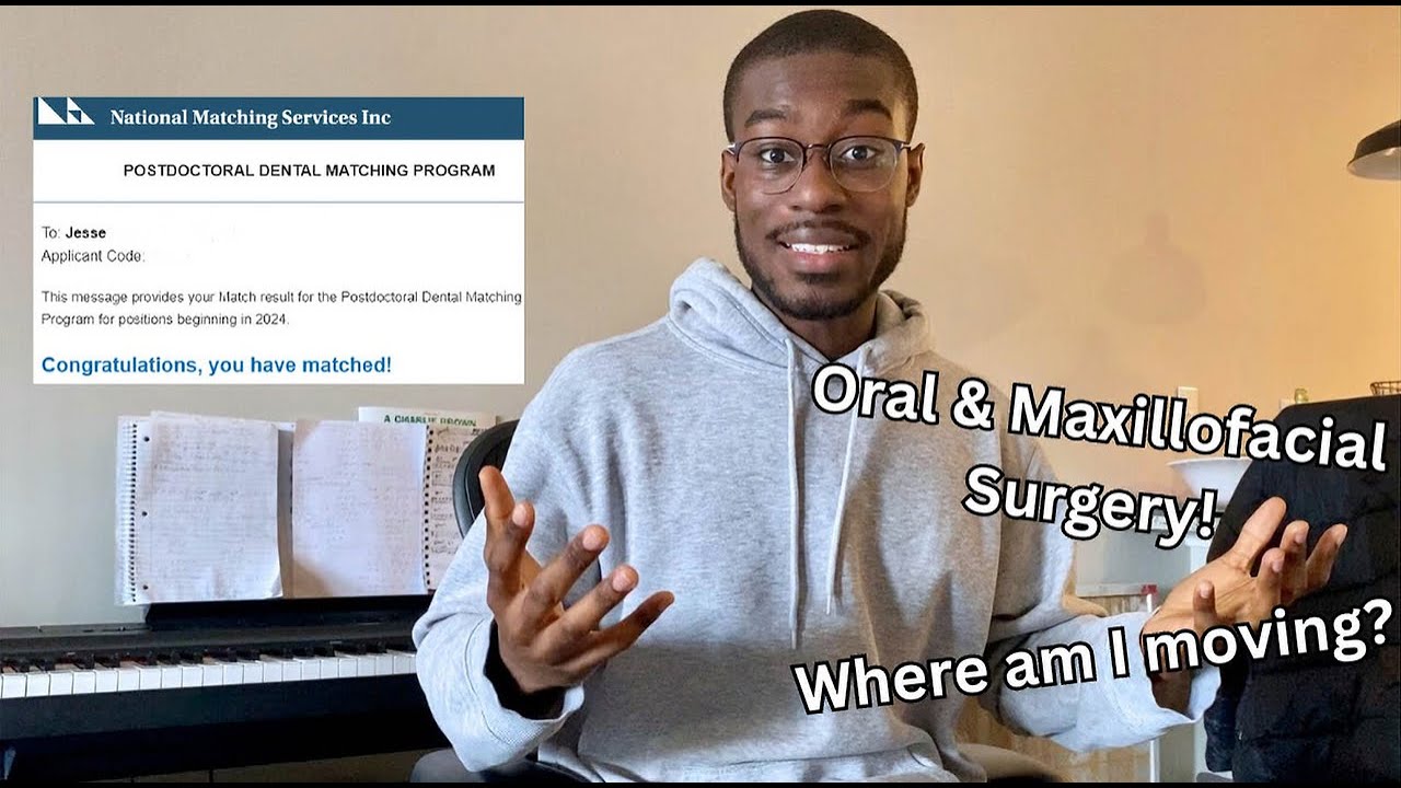 I Matched!!!! - Reflection from a future Oral & Maxillofacial Surgery Resident. #omfs #predental