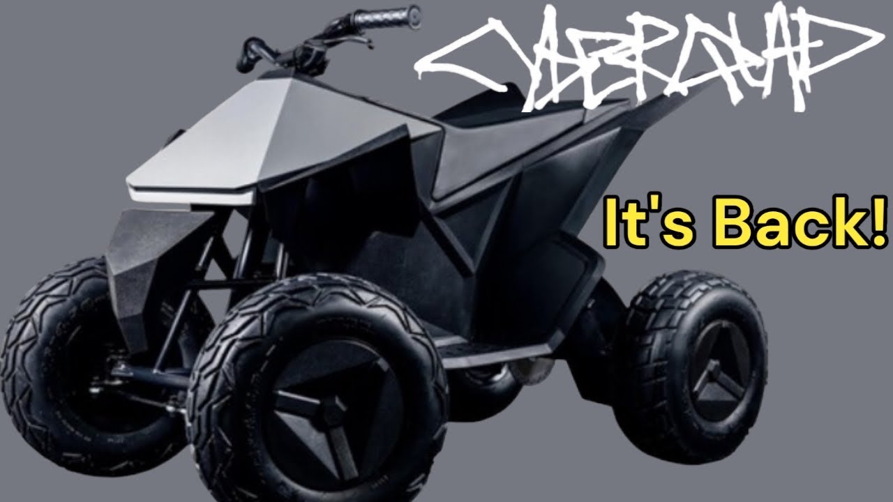 $1,900 Kids Tesla cyber quad is back!  Is It Worth The Price? CyberQuad