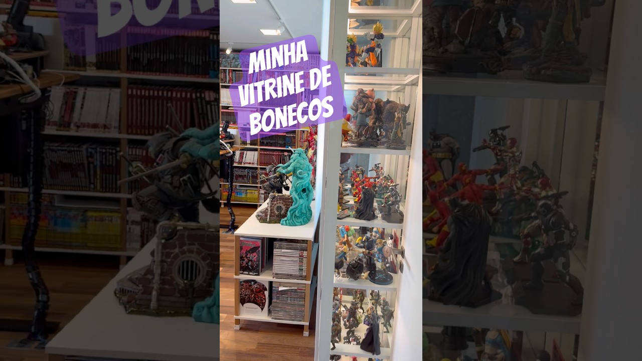 Constru&iacute; a vitrine de bonecos perfeita
