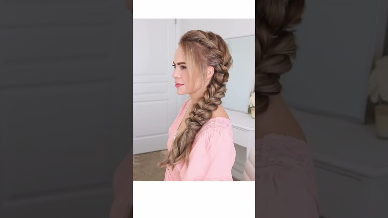 Faux French Braid | #hairstyleshorts #frenchbraidhairstyle #fallhairstyle #easyhairstyle