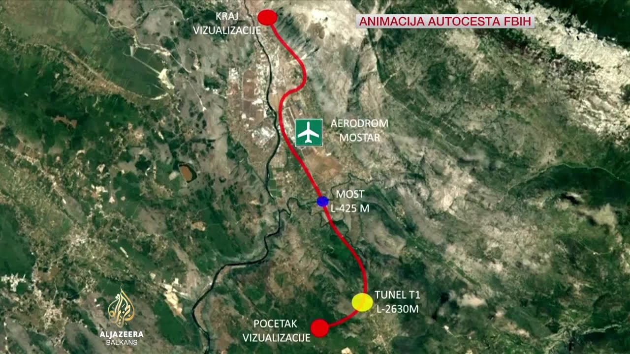 EBRD: Nema promjene trase autoputa kod Mostara