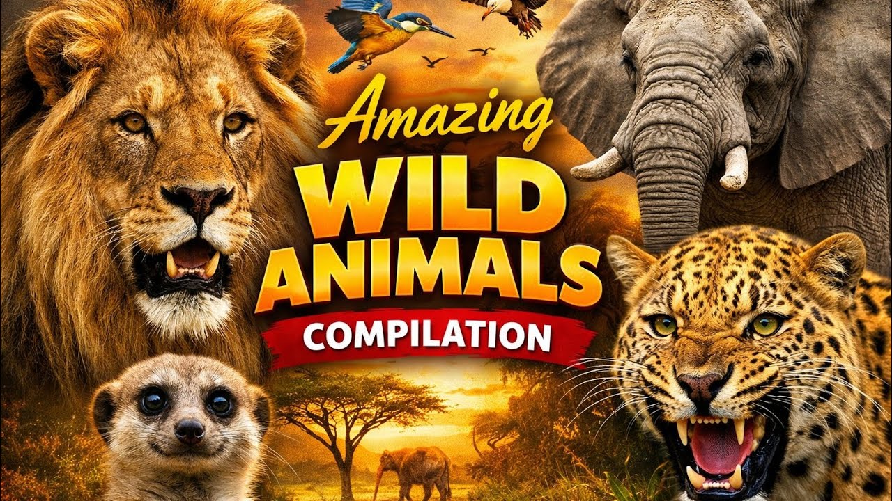 Amazing Wild Animals 4K | Inyamaswa Zitangaje zo mu Gasozi