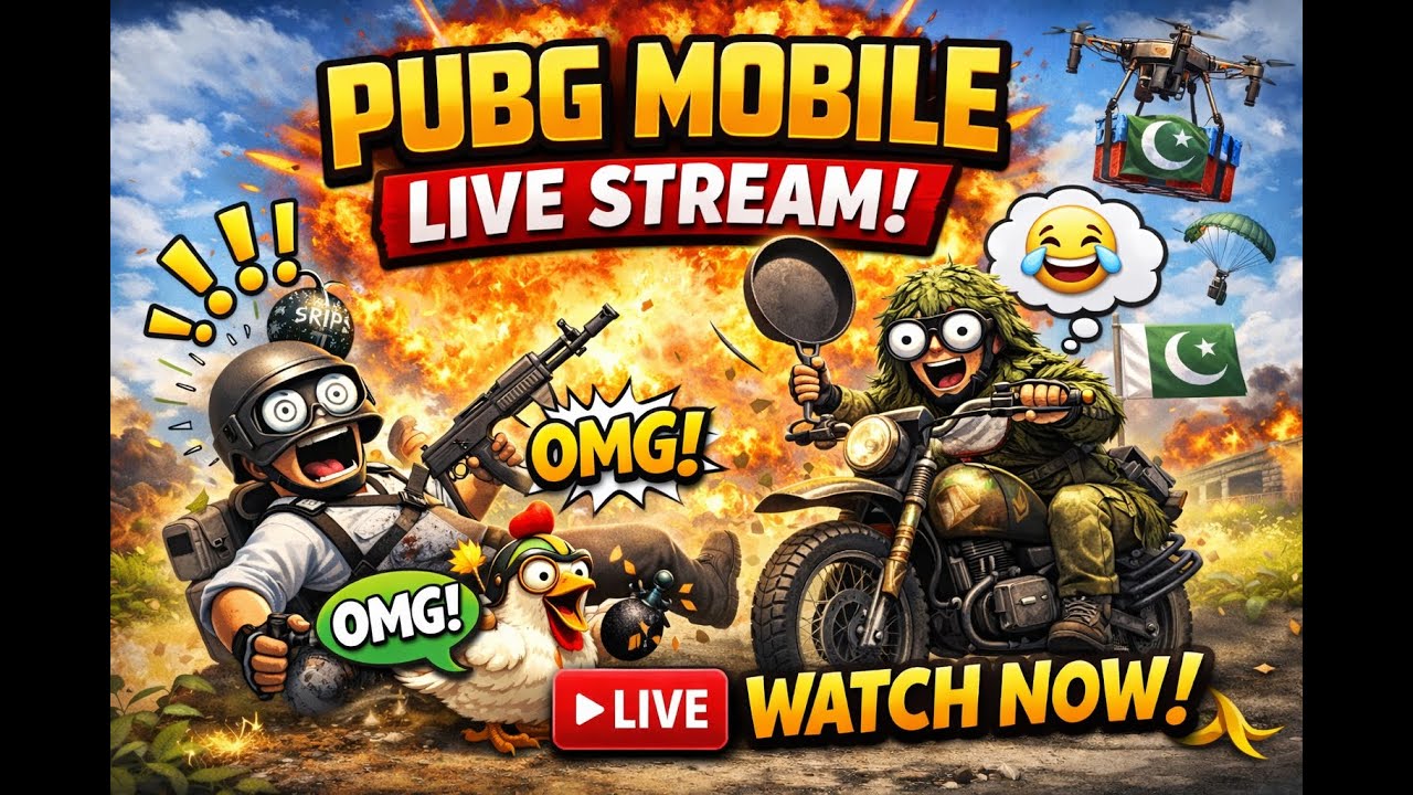 🔴 PUBG Mobile Pakistani Noob Player Funny Live Stream 😂 | Pakistani Rank Push Gameplay 🤡
