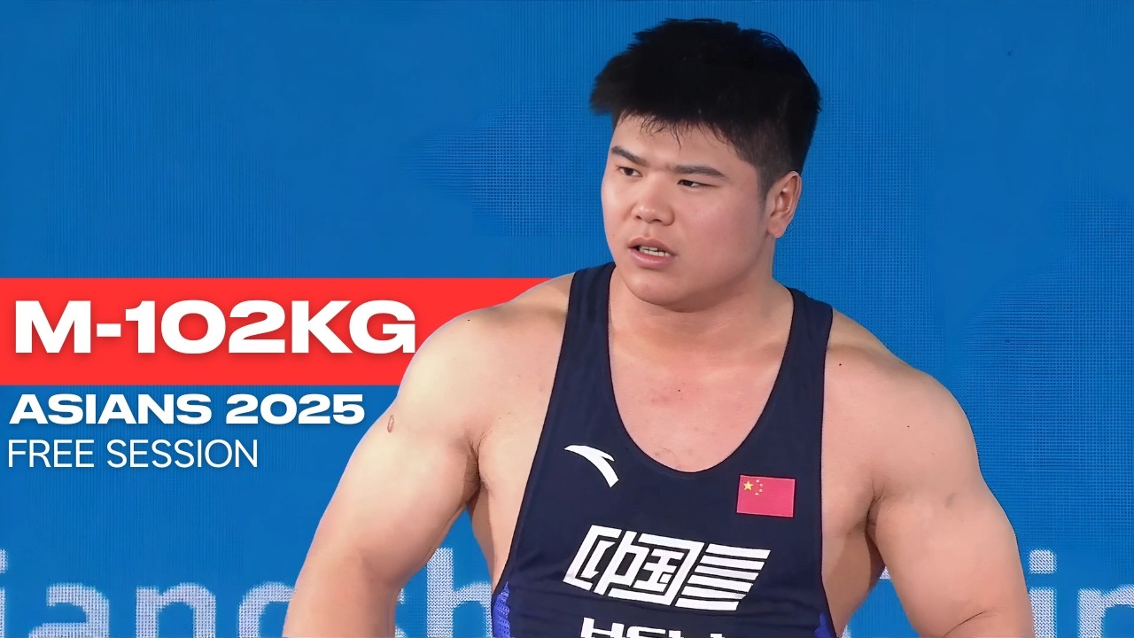 M-102kg Asian Weightlifting Championships 2025 | Full Session