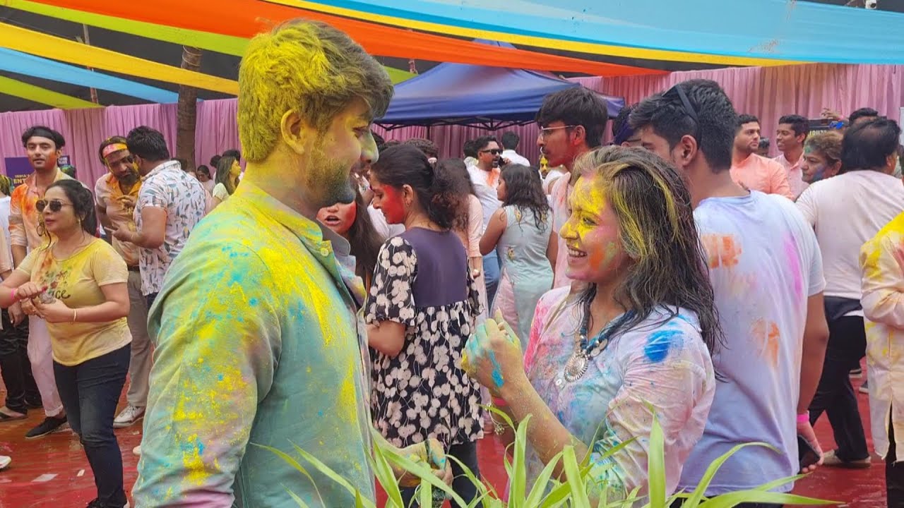 Fahmaan Khan and Sumbul Touqeer Khan Crazy Romantic Dance At IMWBuzz Holi Party 2023  | Fahmaan Khan