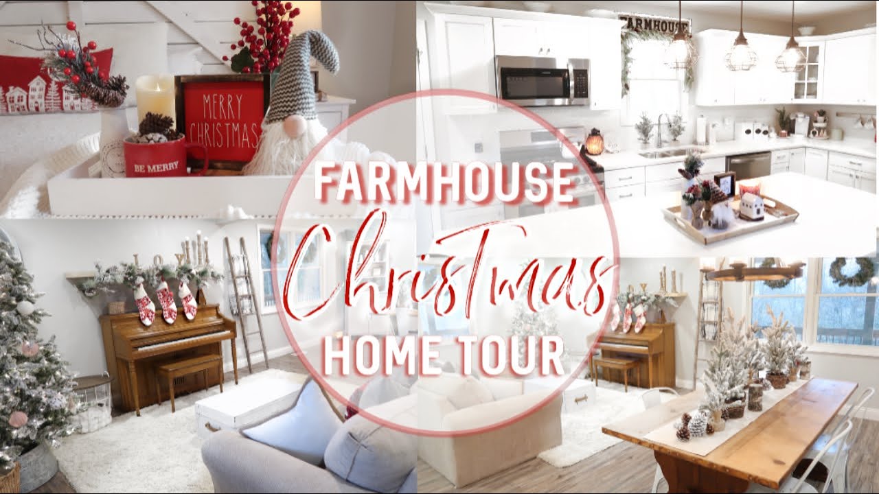 CHRISTMAS HOME TOUR 2019 | COZY FARMHOUSE STYLE CHRISTMAS DECOR | DIY CHRISTMAS HOME DECOR