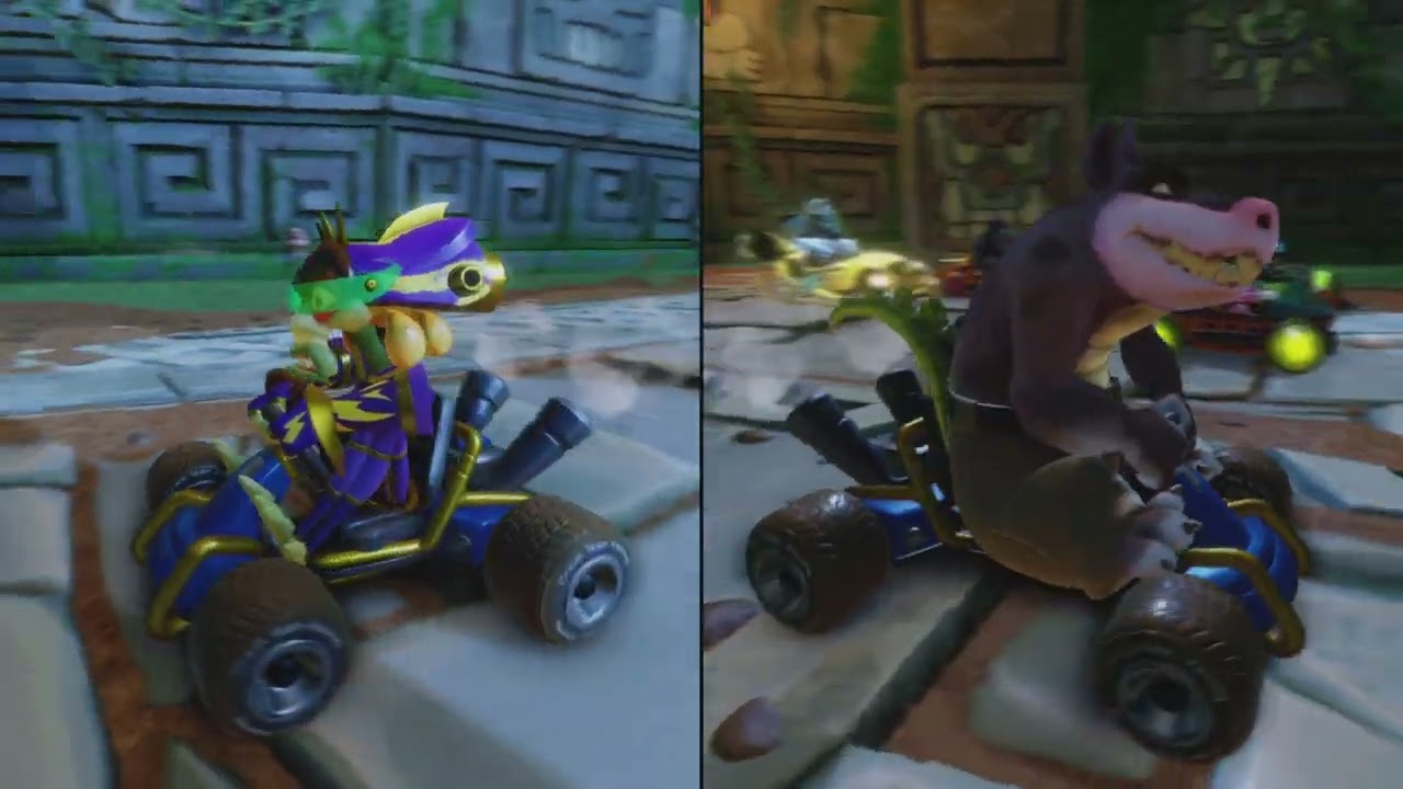 Crash Team Racing Nitro-Fueled - Split Screen PS5 Gameplay