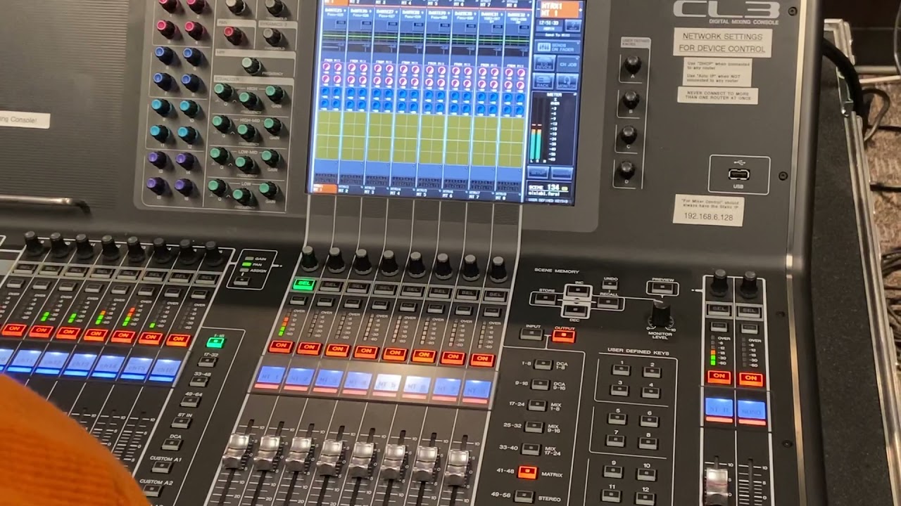 Yamaha CL3 Mixing 18 Matrixing