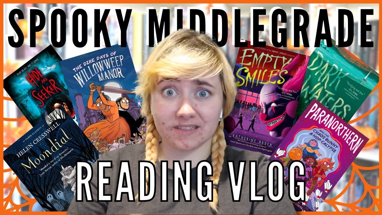 READING VLOG | SPOOKY MIDDLE-GRADE WEEKEND READATHON 👻