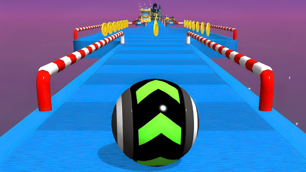 Sky Rolling Ball 3D Gameplay Speedrun All Levels 1