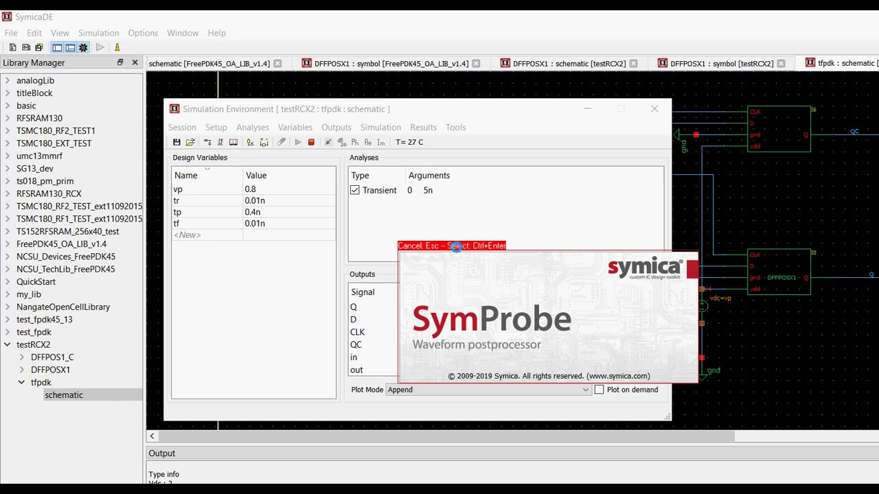 HOWTO - perform a post-layout simulation on PVCLOUD