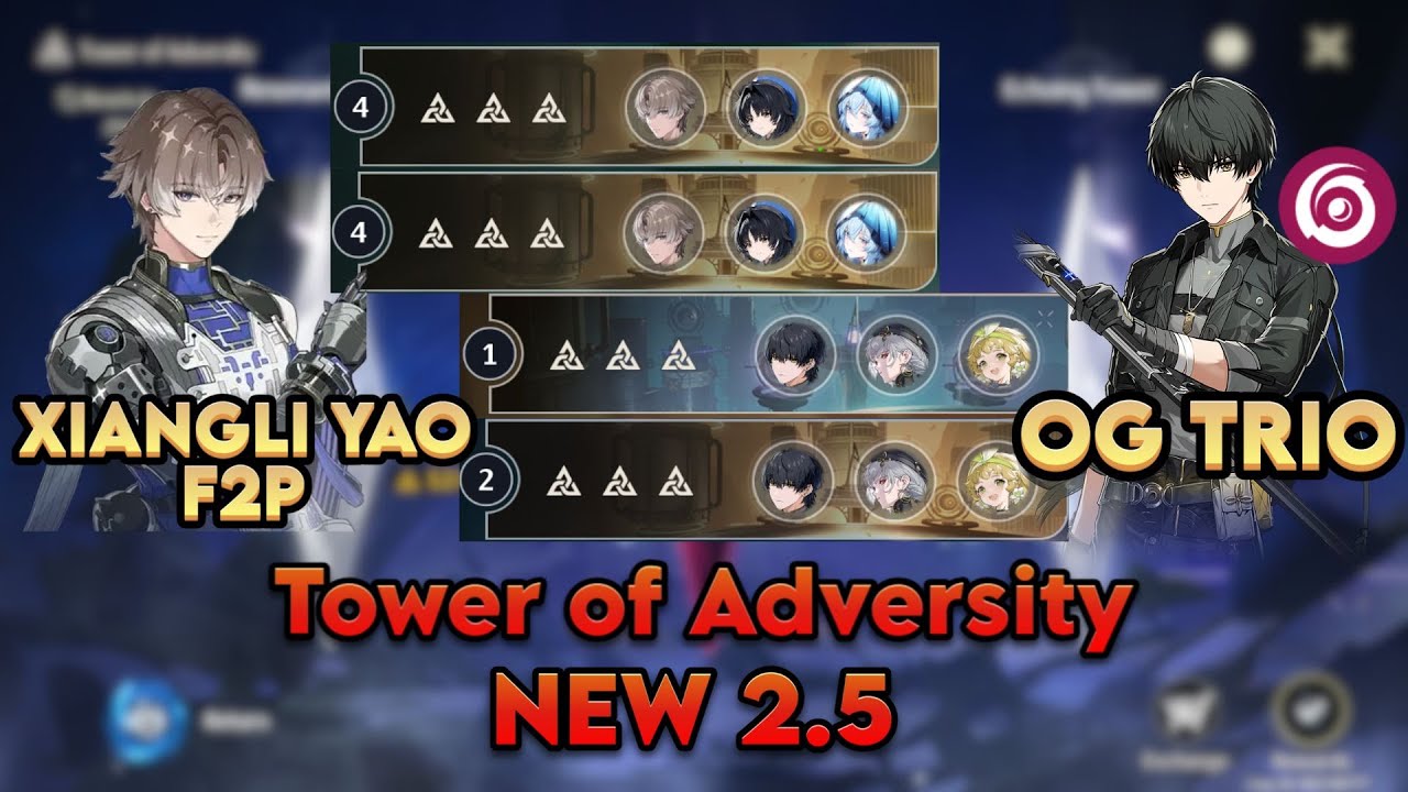 Easiest F2P ToA Clear Yet? OG Trio + New Mid Tower Buff | Tower of Adversity 2.5 | Wuthering Waves