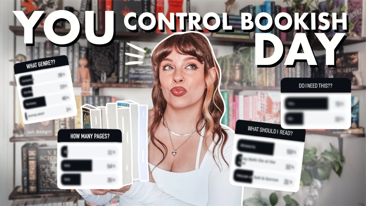 Instagram Control My Bookish Day 📱💭✨ book shopping, thrifting, reading, bookish activities, etc..