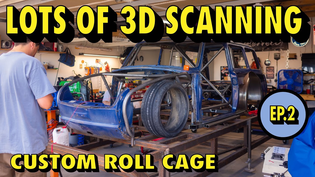 Ep.2 3D Scanning & Custom Roll Cage | 1966 Volkswagen Type 3 Squareback. | Project 