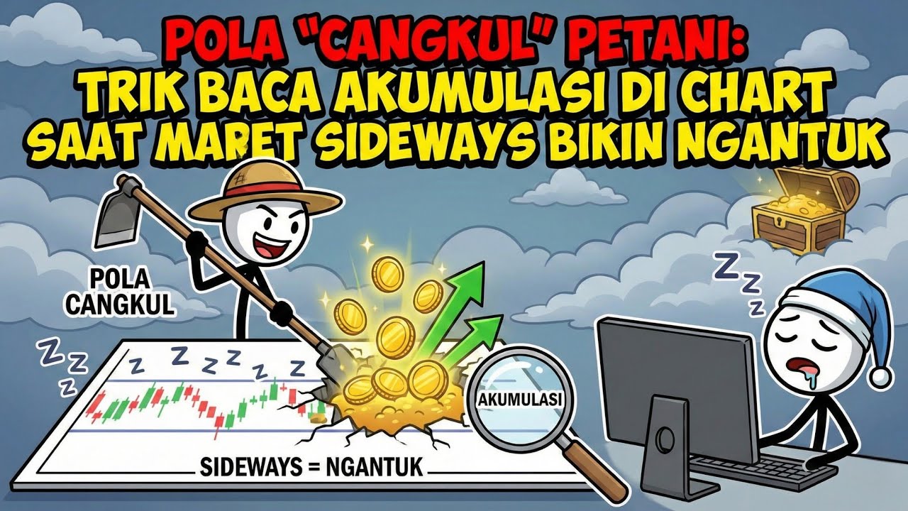 Pola 'Cangkul' Petani: Trik Baca Akumulasi di Chart Saat Market Sideways Bikin Ngantuk