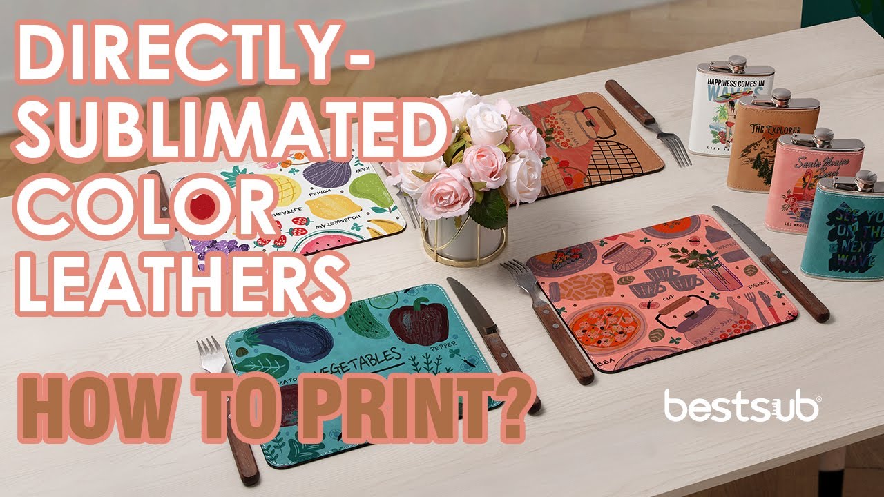 How to Print New Sublimation Pu Leather Placemats?