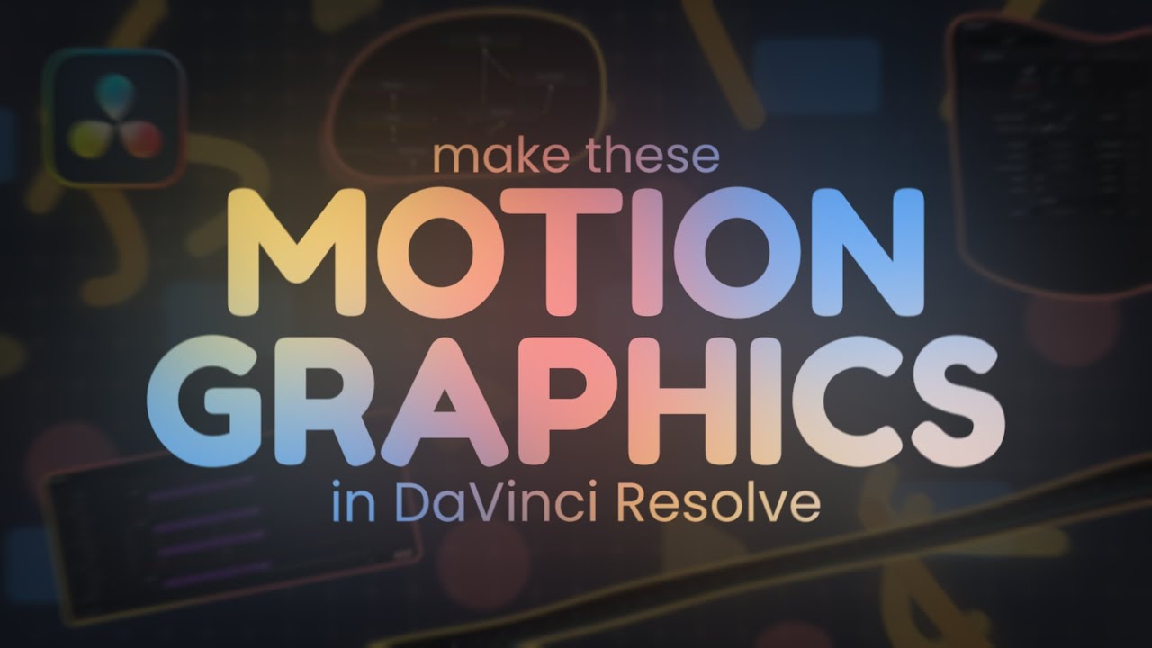 Создание анимационной графики в DaVinci Resolve (Fusion)