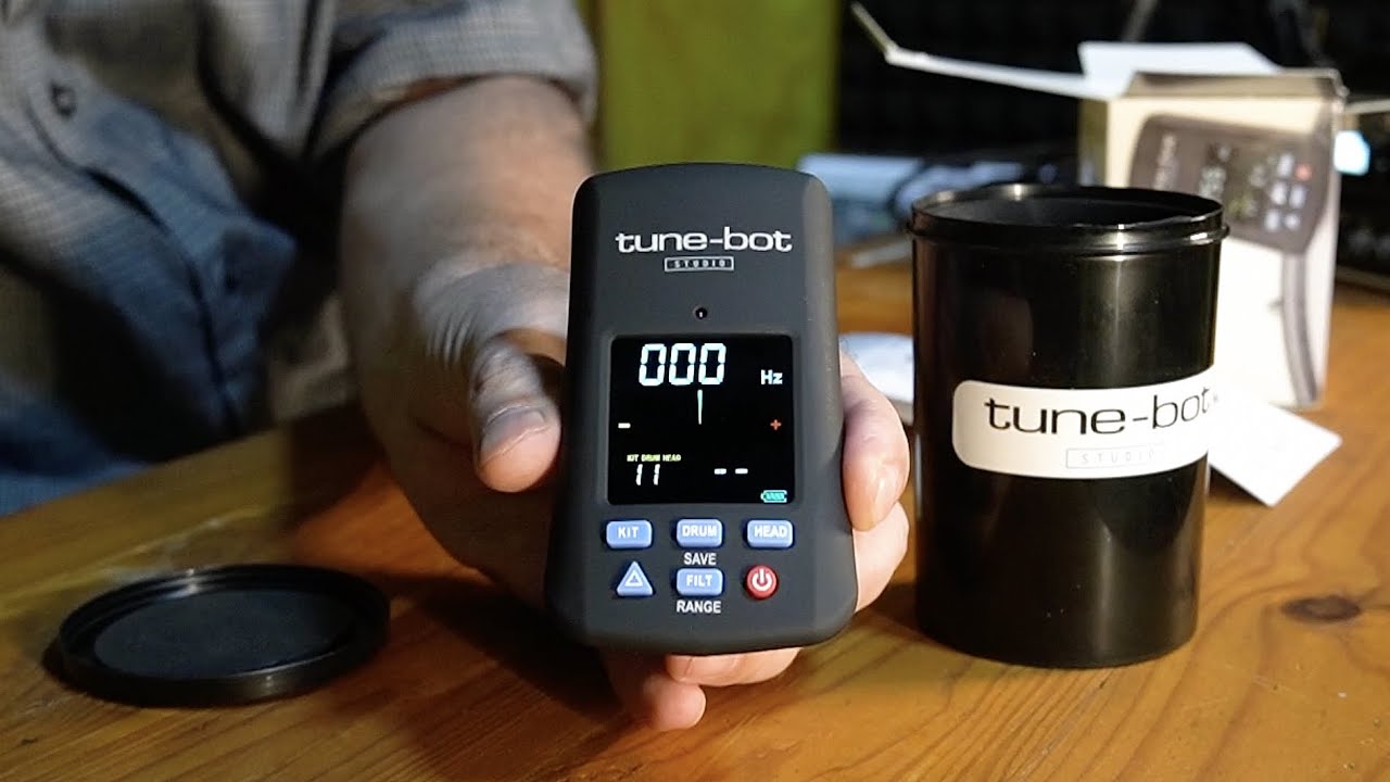 Распаковка tune-bot STUDIO. Цифровой тюнер для барабанов от Overtone Labs. Измерение частоты и но...