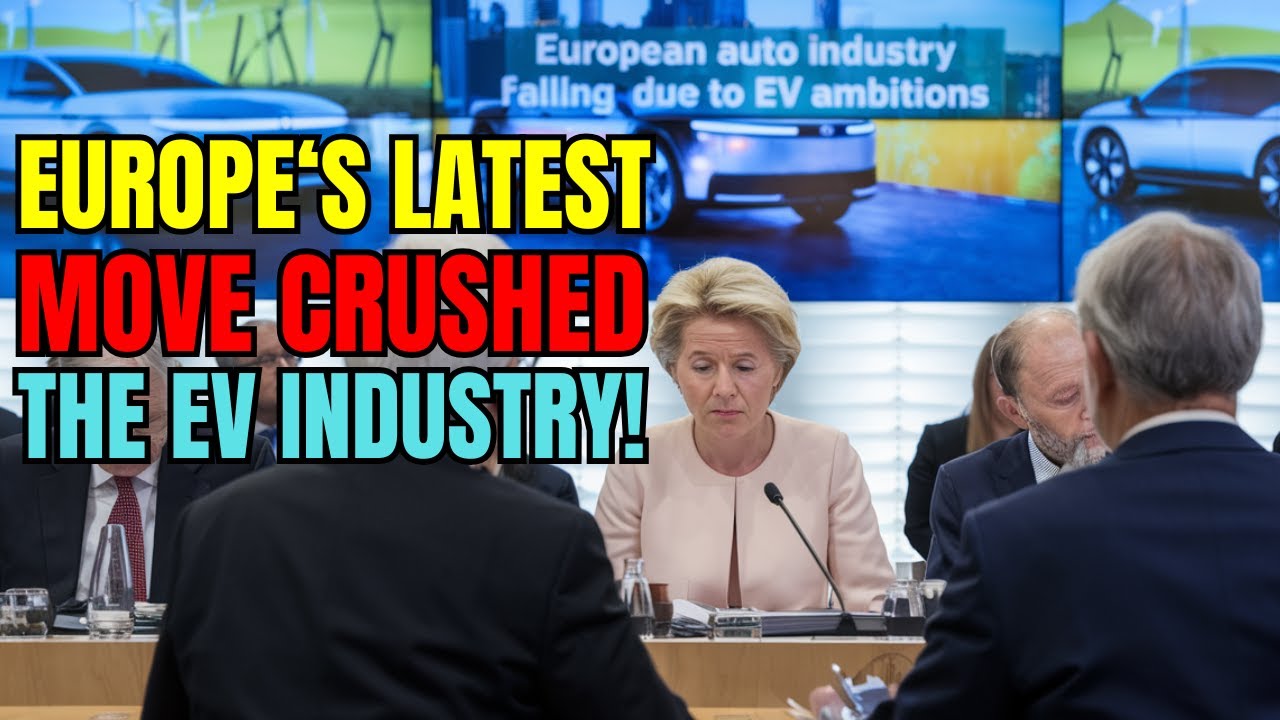 Europe&rsquo;s Shocking Blow to EVs: What This Means for the Industry! Electric Vehicles & EU Falling