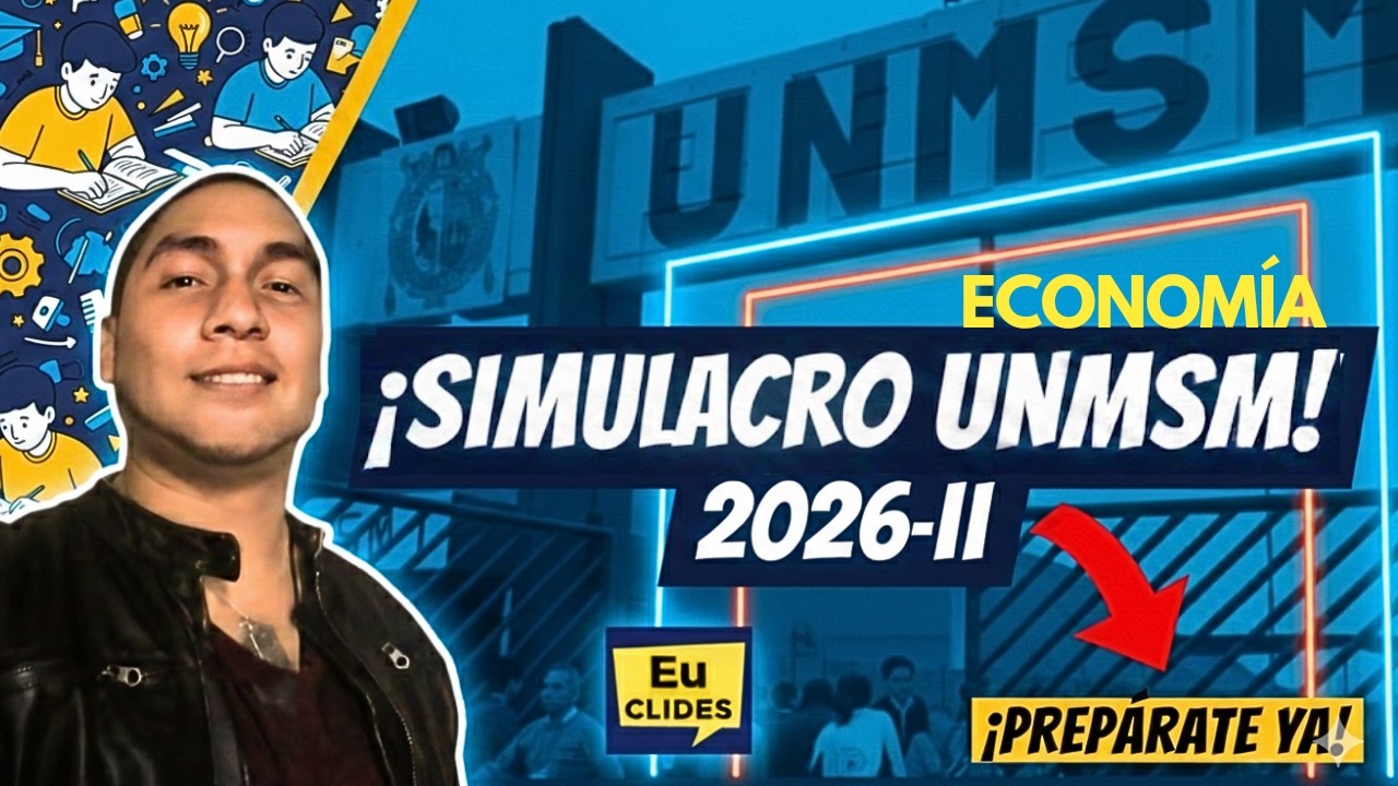 🔥 SOLUCIONARIO SIMULACRO SAN MARCOS 2026 2 🤑 ECONOMÍA UNMSM 🤜 TODAS LAS ÁREAS
