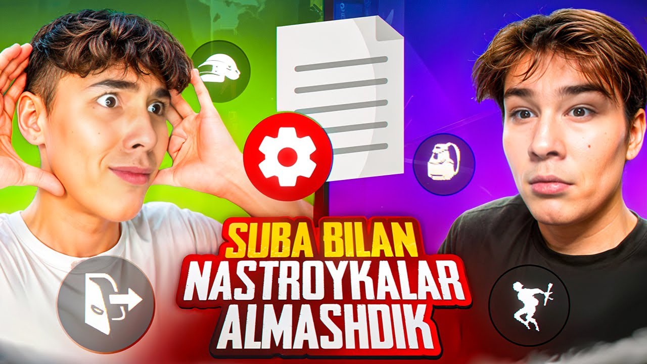 SUBA BILAN NASTROYKALARNI ALMASHDIK 🤯 ft.SUBA - PUBG MOBILE