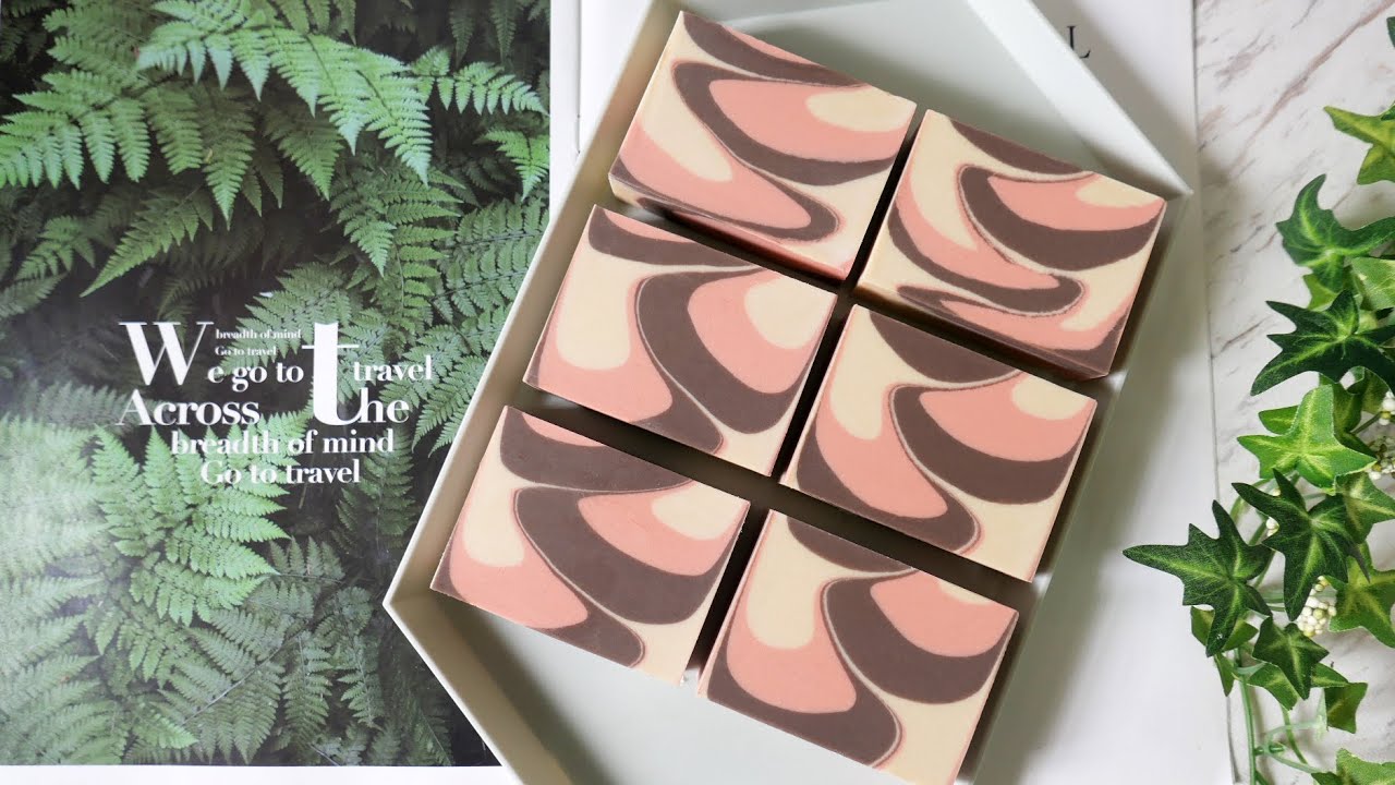 搖曳渲染皂 - dancing wave swirl handmade soap - 手工皂