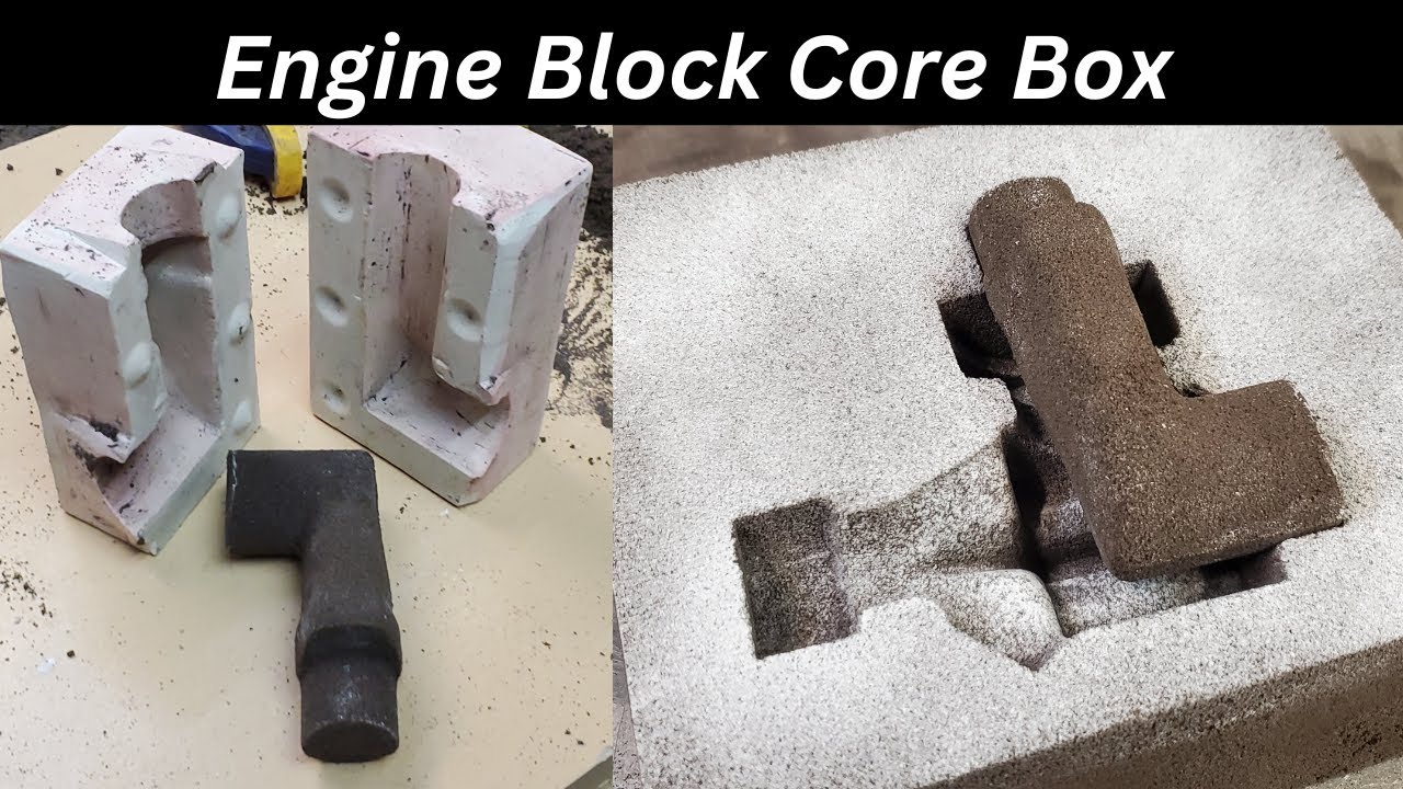 Building Sand Core Box For a Two Stroke Engine Block