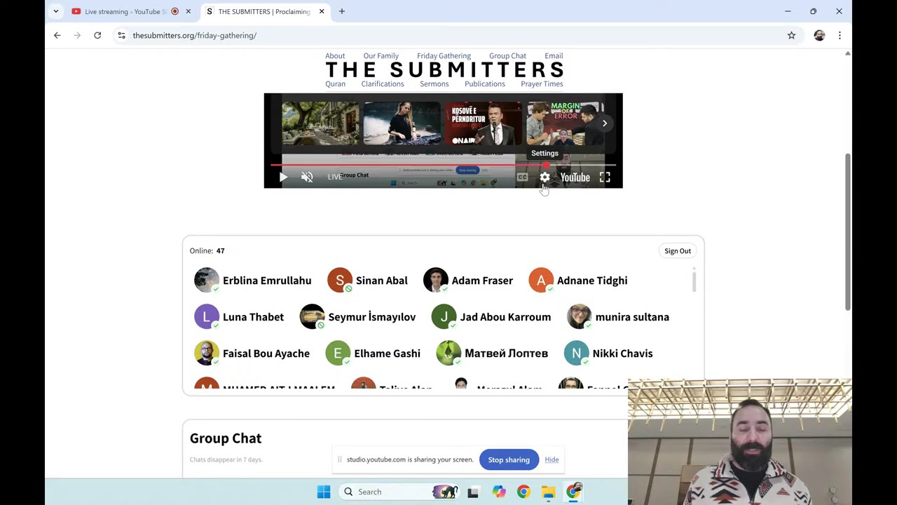 The Submitters' New Group Chat