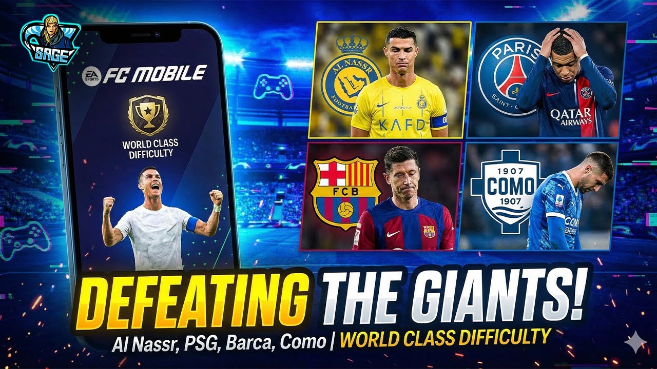 Defeating the BEST Teams in WORLD CLASS Difficulty 🎮⚽ FC Mobile