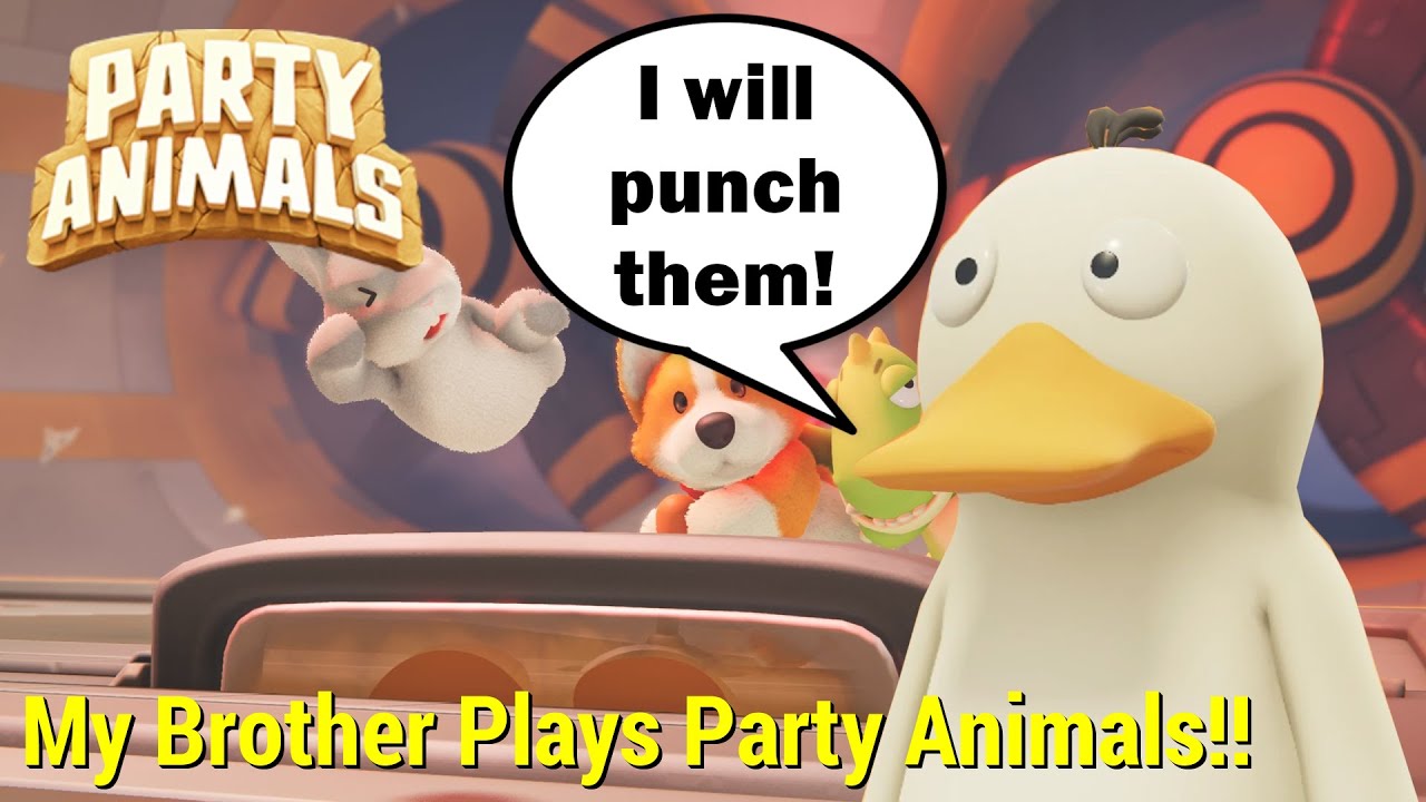 My Brother Plays Party Animals!!