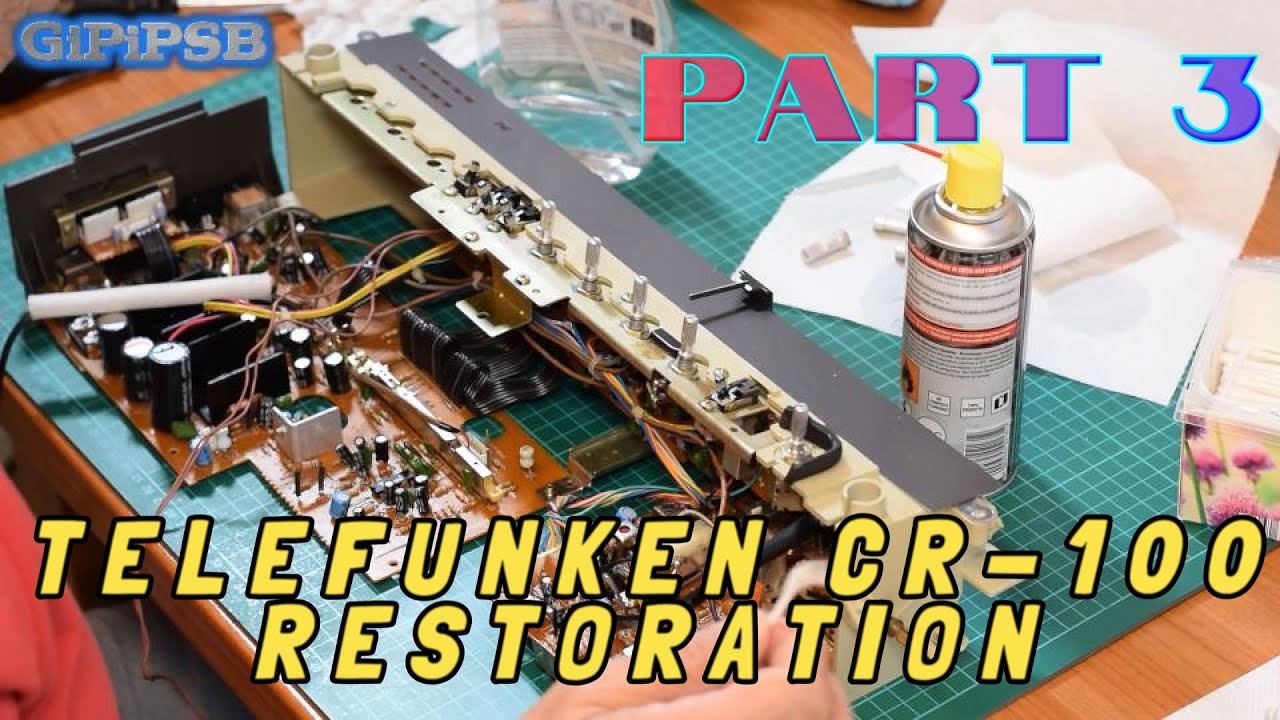 Boombox Telefunken CR-100 from 1982 Complete Restoration - Part 3