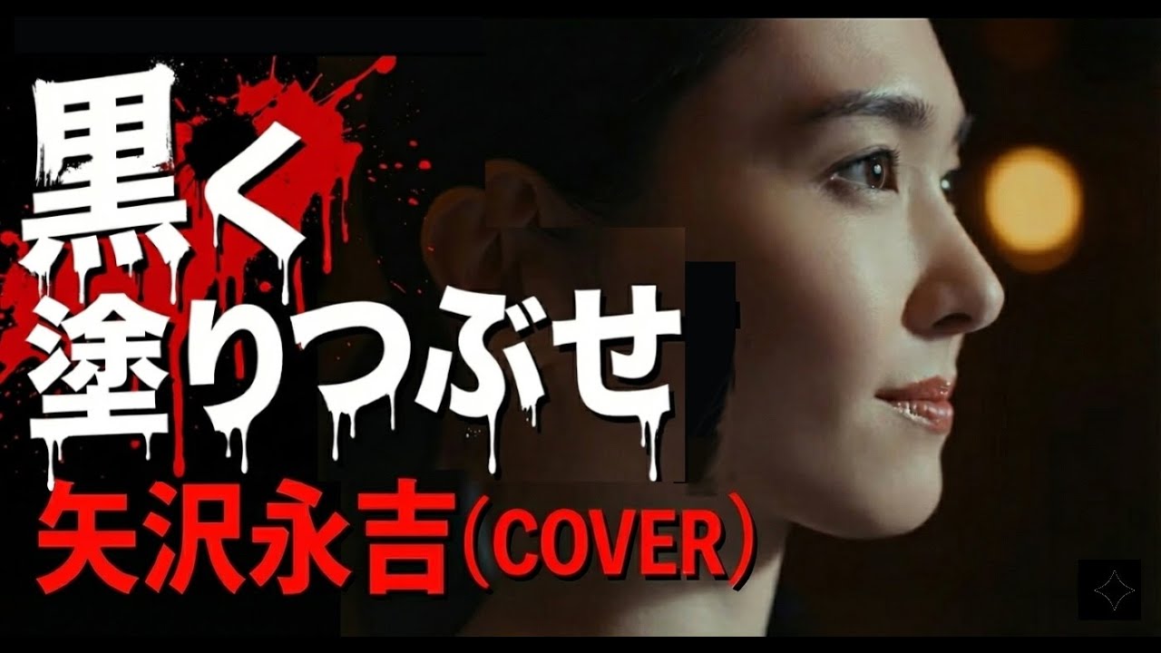 『黒く塗りつぶせ』（新垣結衣Ver.)矢沢永吉cover 歌:Mrs.KiwiFruit ＃ガッキー ＃新垣結衣 ＃矢沢永吉 #黒く塗りつぶせ #aivoice #COVER