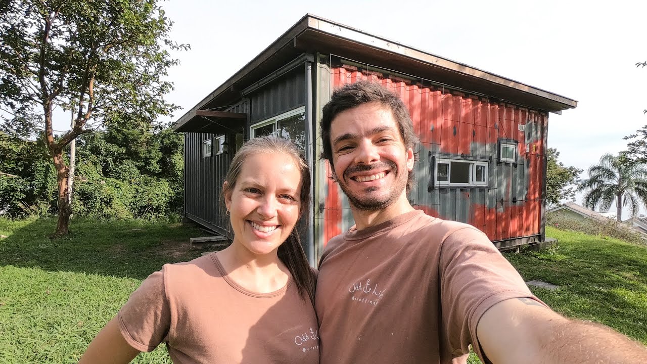 WE Have a HUGE ANNOUNCEMENT + Tour of our Tiny Shipping Container House #086