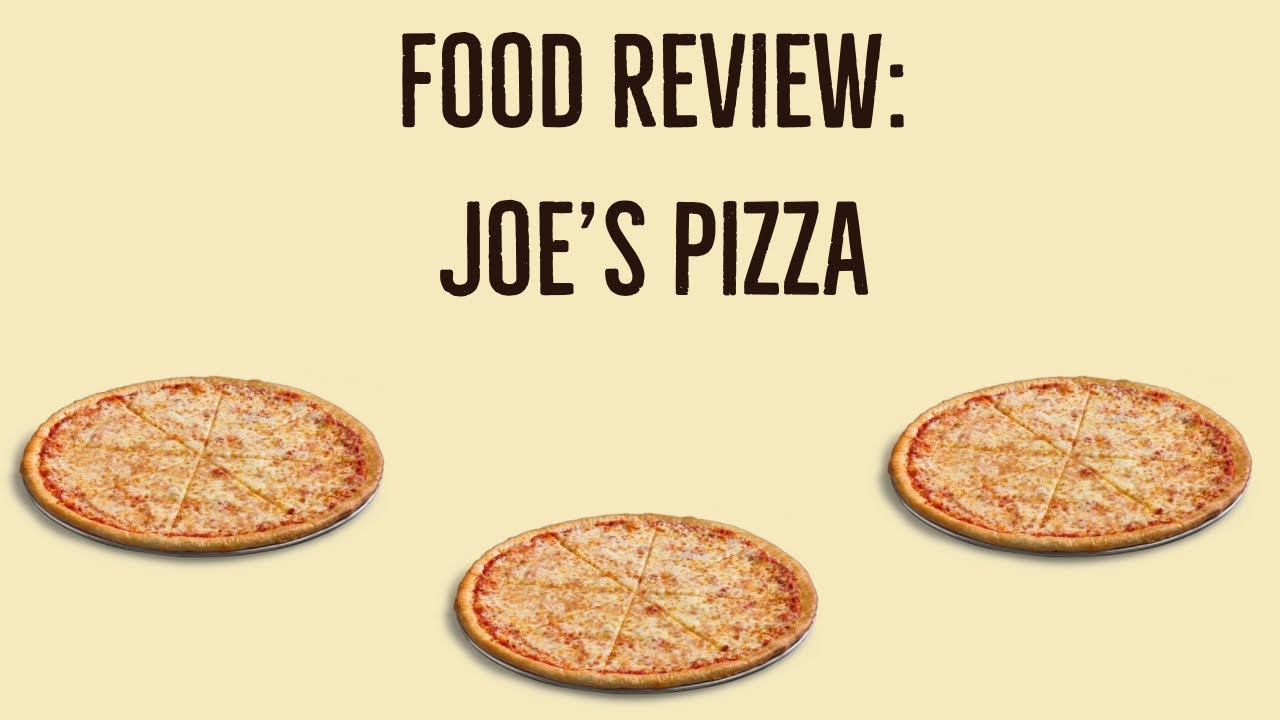 Food Review #3: Joe's Pizza (Beverly, MA)