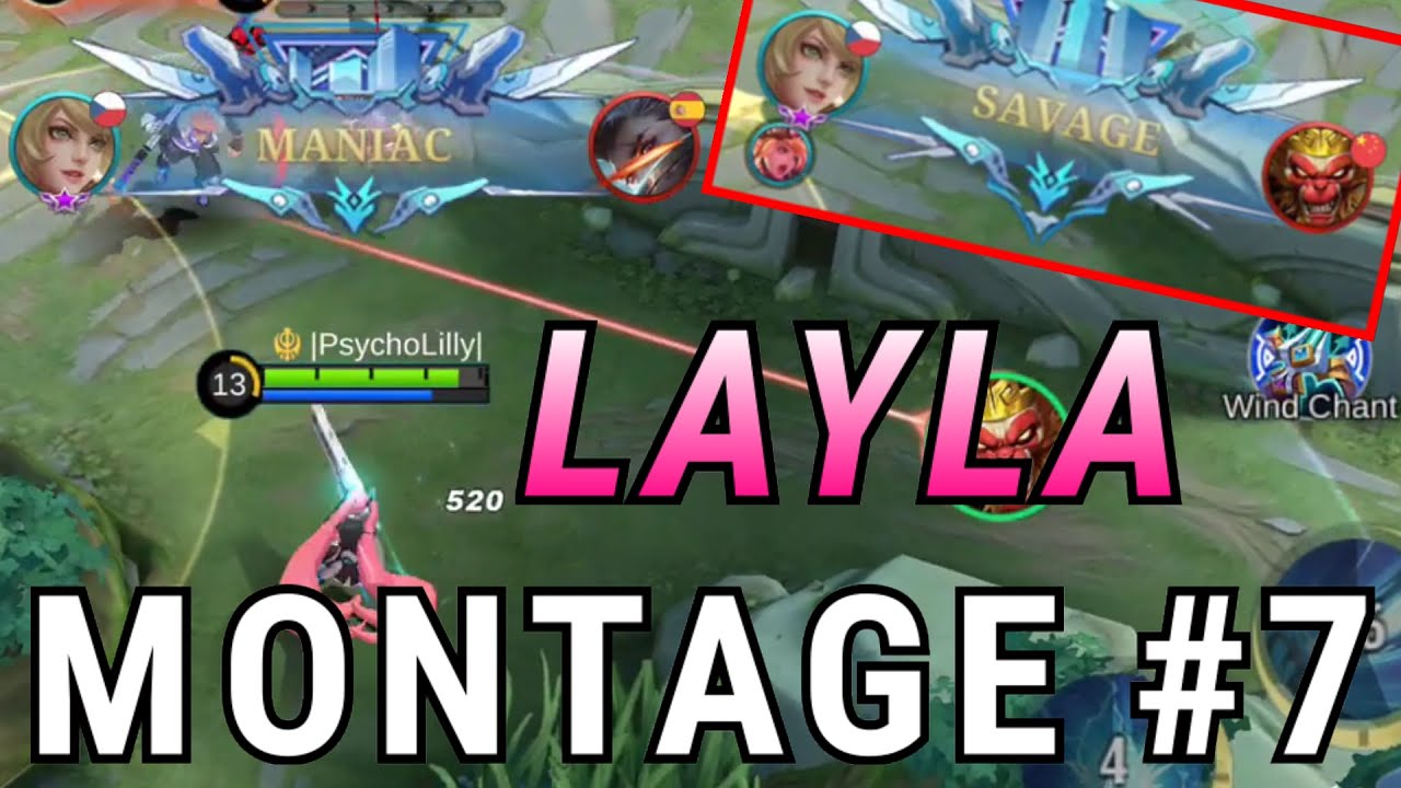 LAYLA MONTAGE #7 | SAVAGE | MLBB