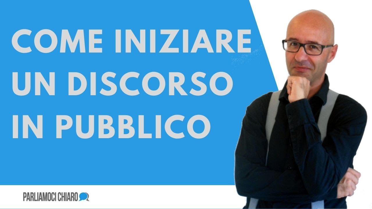 Come iniziare un discorso in pubblico