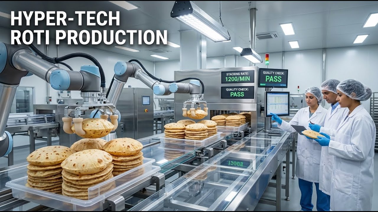 Inside the World's Fastest Roti Factory: Engineering the Perfect Puff