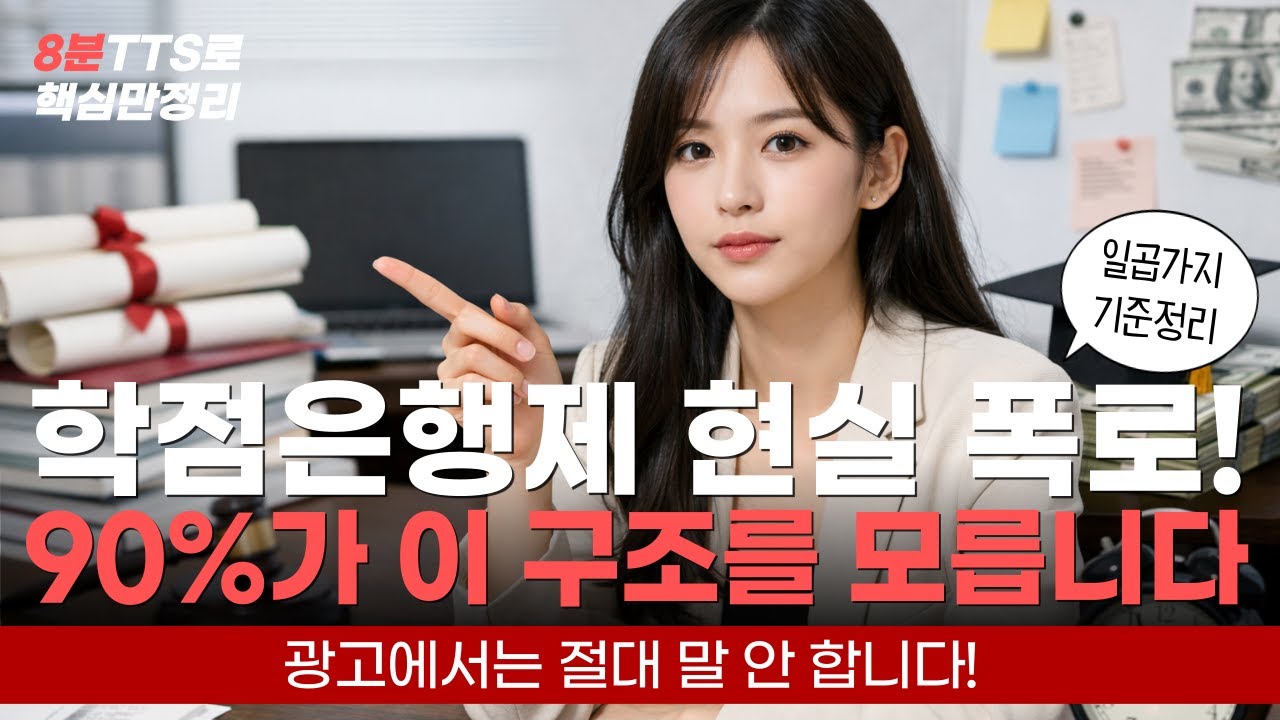 학점은행제 현실 폭로합니다 90%가 이 구조를 모르고 시작합니다