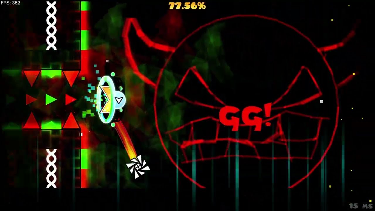 The hardest EASY in Geometry Dash... | (XMAS CHALLENGE) By Andromeda GMD